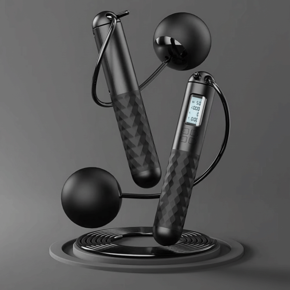 Smart Jump Rope Digital Counter - Портативная беспроводная скакалка без шнура с