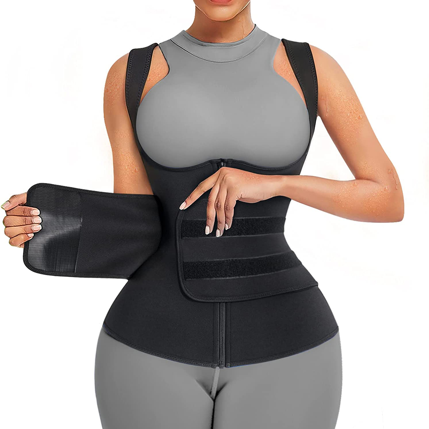 Sweat Waist Trainer Belt Neoprene - Неопреновый костюм для сауны для женщин,