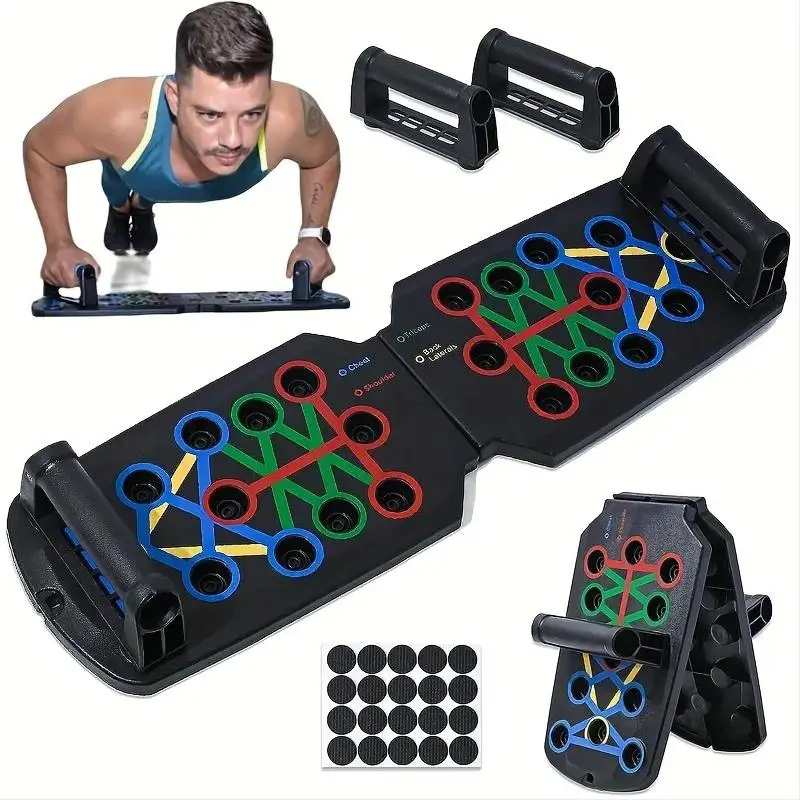 Push Up Board Foldable Multi Function - Портативная многофункциональная доска для отжиманий с
