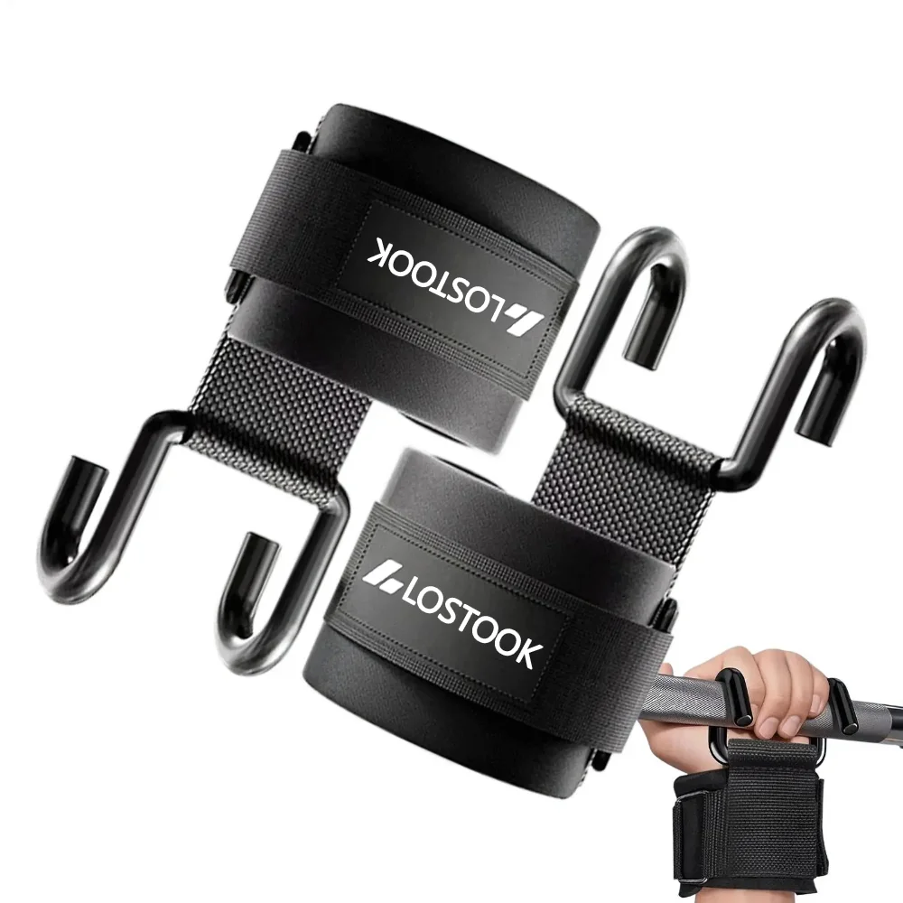 Wrist Wraps Weightlifting Support - 1/2 шт. крючок-фиксатор для подтягиваний -