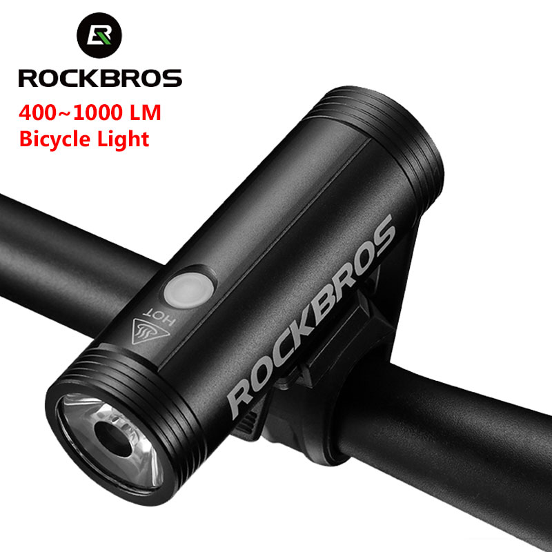 Rechargeable Bicycle Headlight 1000 Lumen - ROCKBROS велосипедный фонарь передний велосипедный фонарик