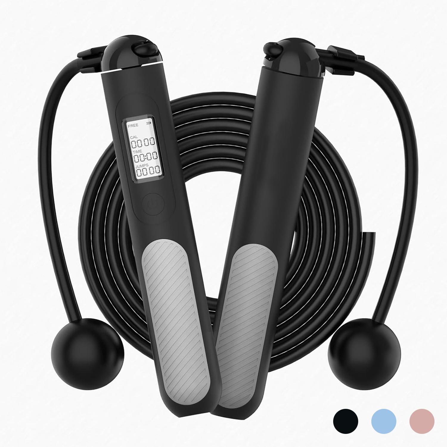 Smart Jump Rope Digital Counter - Умная цифровая скакалка 2-в-1 с LED-дисплеем