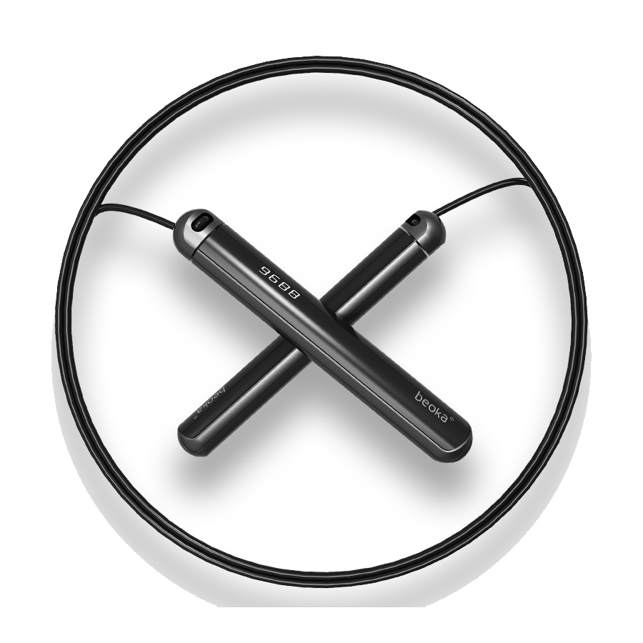 Smart Jump Rope Digital Counter - Беспроводная интеллектуальная подключенная длинная ручка для