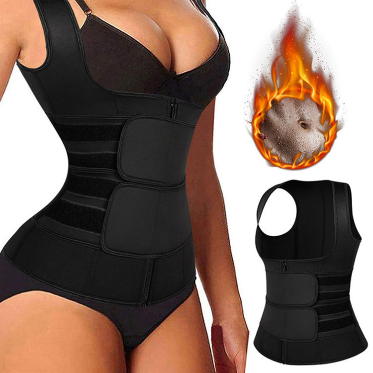 Sweat Waist Trainer Belt Neoprene - Женский неопреновый топ-сауна для похудения с