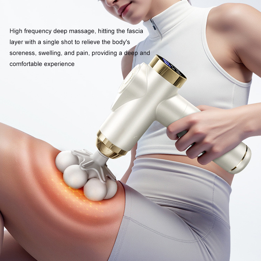 Electric Massage Gun Deep Tissue - Профессиональный электрический массажер для фасций, высокочастотный