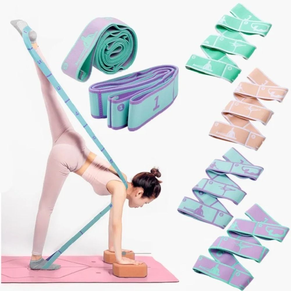 Pilates Bar Kit With Resistance Bands - Эластичные эспандеры для йоги, растягивающий пояс