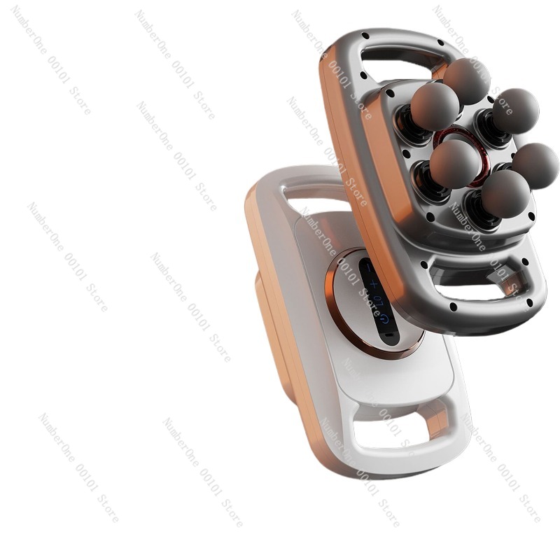 Electric Massage Gun Deep Tissue - Профессиональный массажер для фасций, 6 насадок