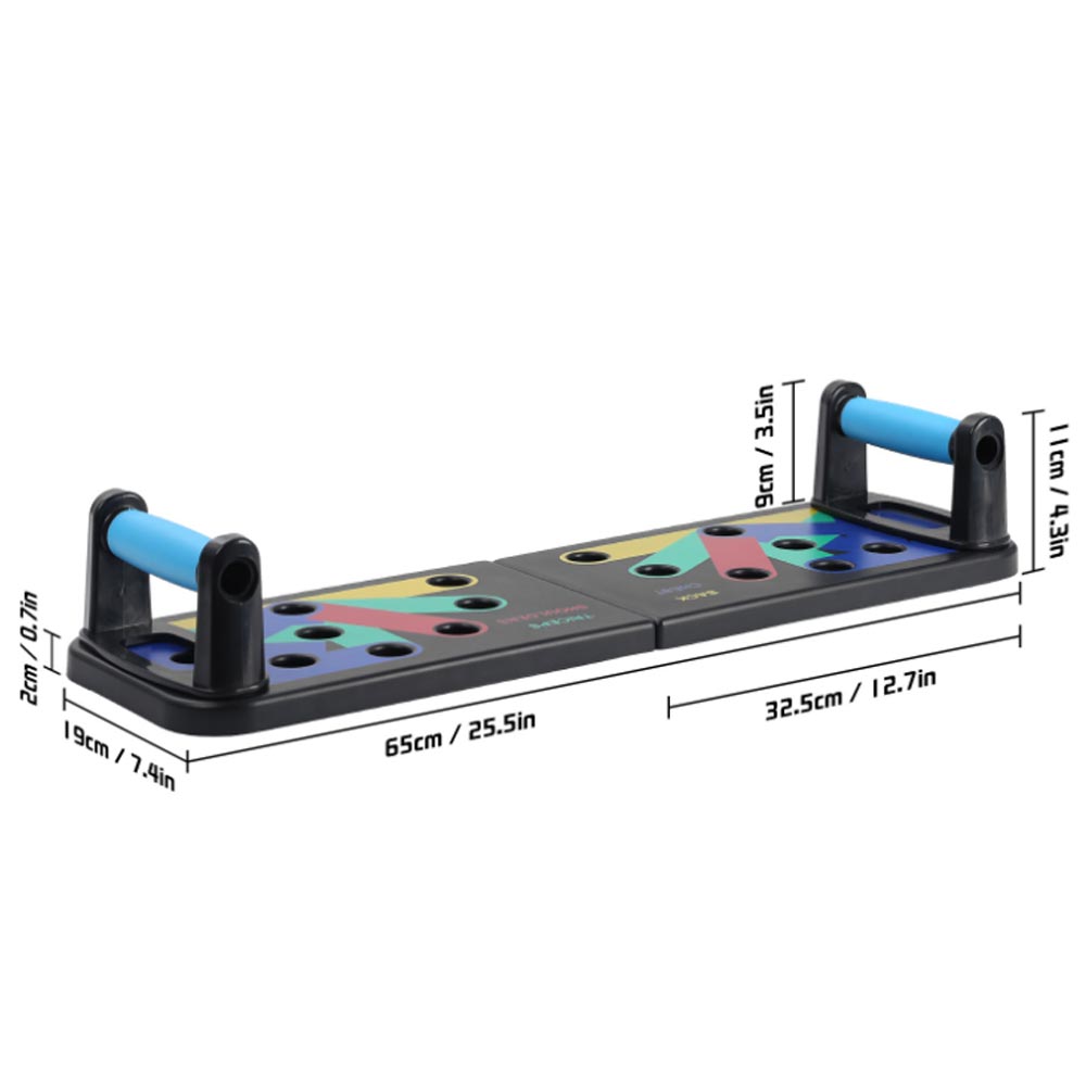 Push Up Board Foldable Multi Function - Складная стойка для отжиманий 9-в-1, многофункциональное
