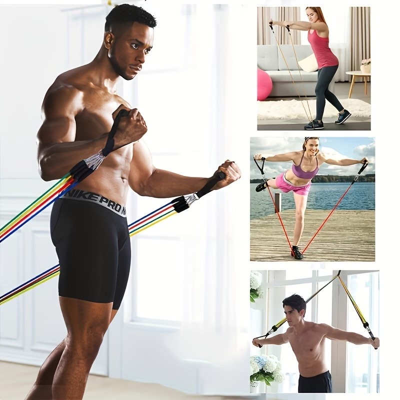 Набор эспандеров с дверным кре – обзор и цена Pilates Bar Kit With Resistance Bands