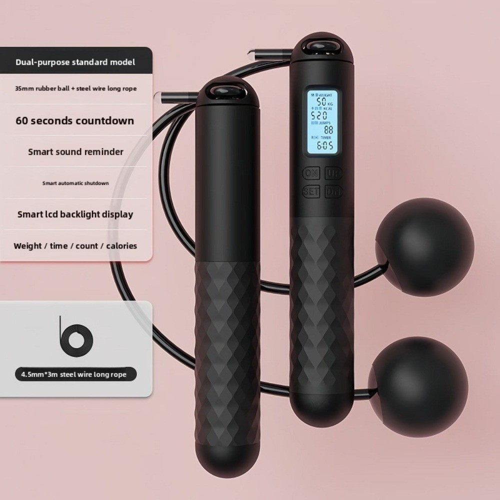 Портативная беспроводная скака – обзор и цена Smart Jump Rope Digital Counter
