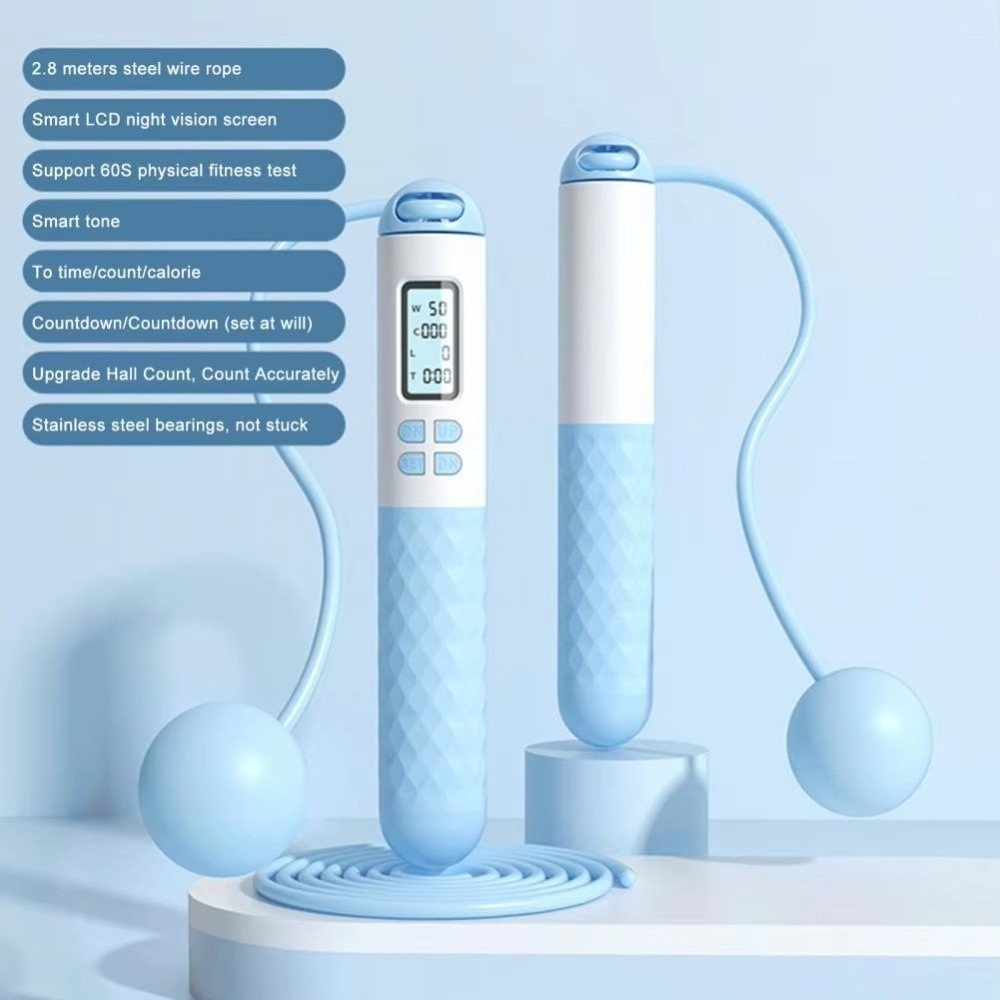 Портативная беспроводная скака – обзор и цена Smart Jump Rope Digital Counter