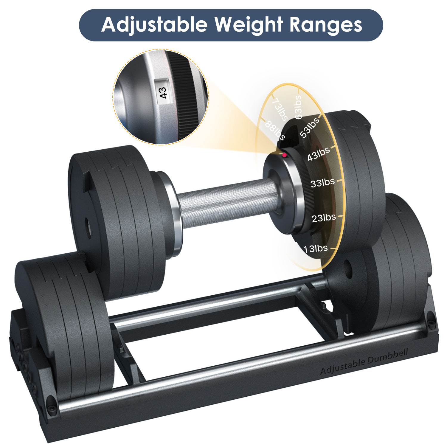 2026 Коммерческое оборудование – обзор и цена Adjustable Dumbbell Pair 40Kg