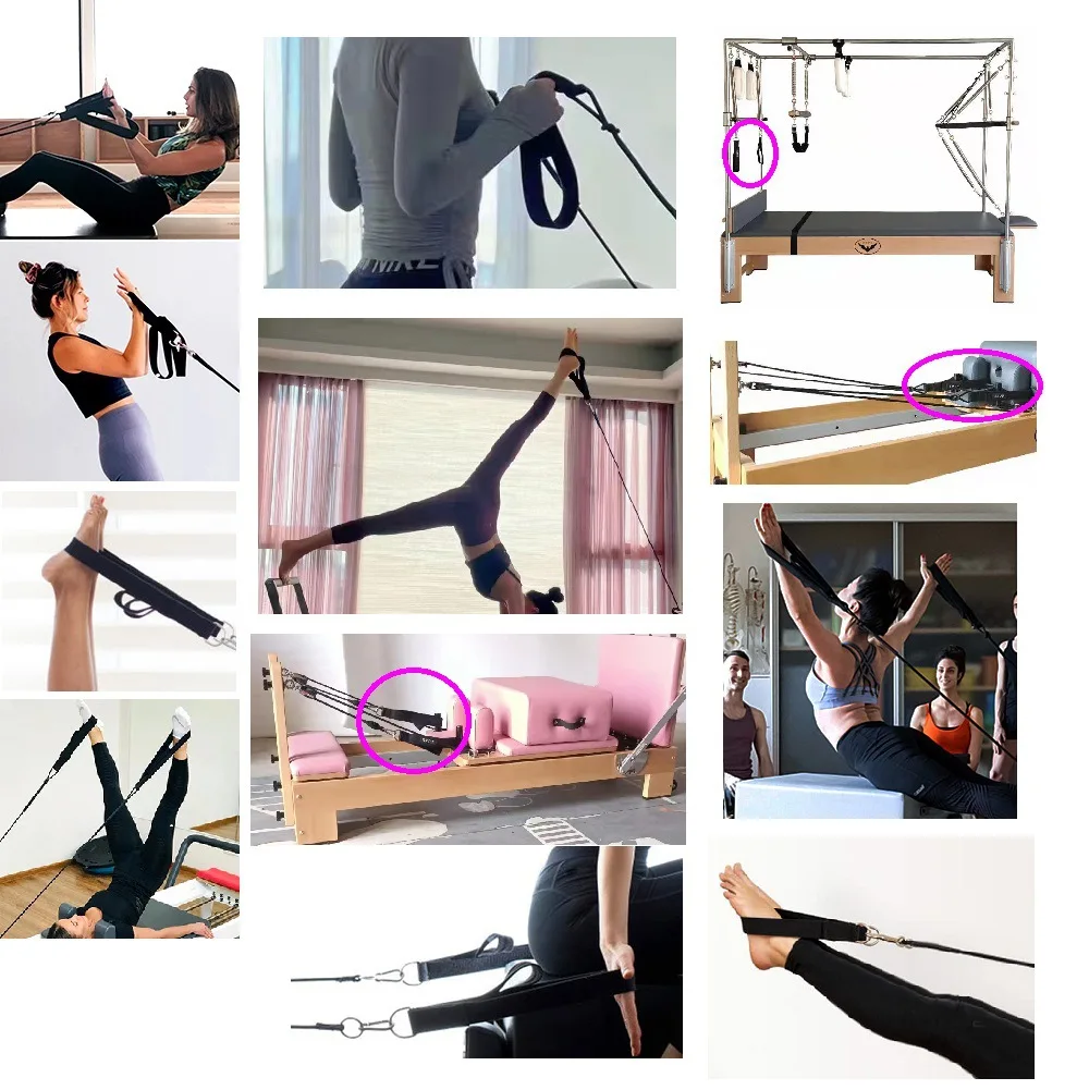 Эластичный ремень для йоги и п – обзор и цена Pilates Bar Kit With Resistance Bands