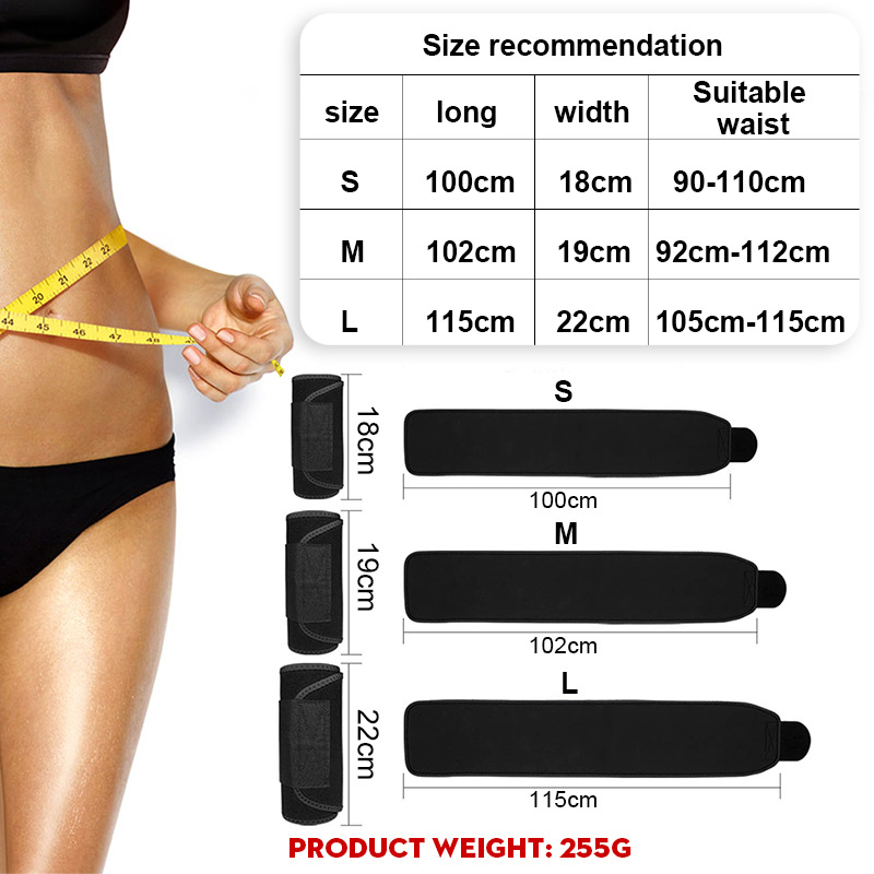 1 шт., пояс-триммер для похуде – обзор и цена Sweat Waist Trainer Belt Neoprene