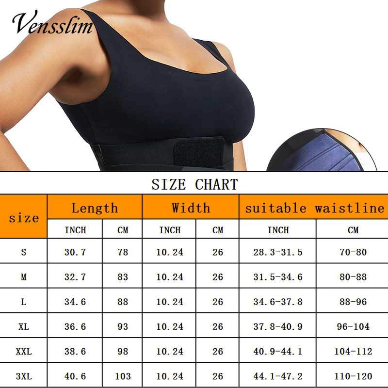 Vensslim Тренажер для талии Ci – обзор и цена Sweat Waist Trainer Belt Neoprene