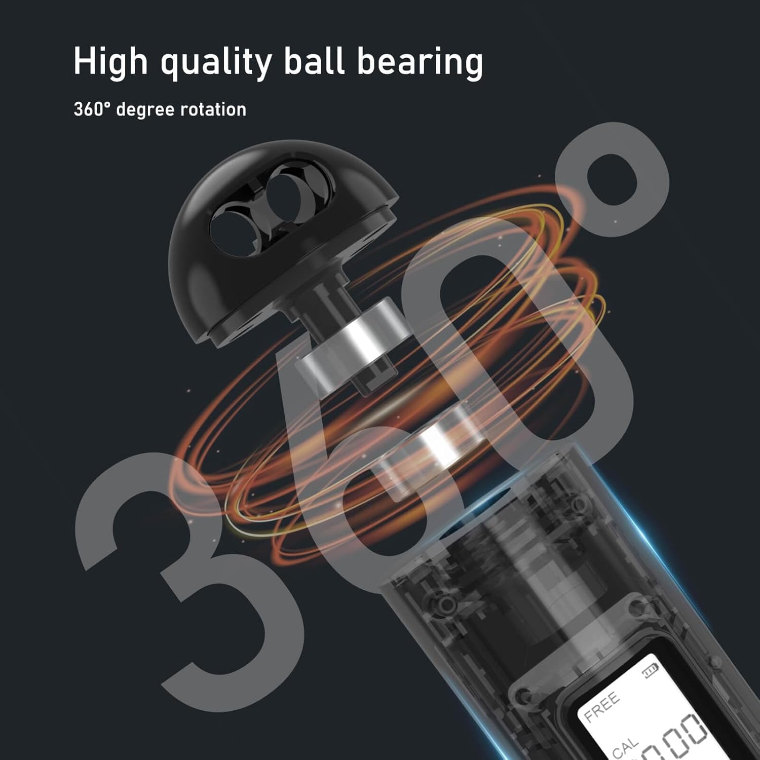 Умная цифровая скакалка 2-в-1  – обзор и цена Smart Jump Rope Digital Counter