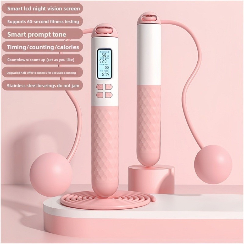 Удобная беспроводная скакалка  – обзор и цена Smart Jump Rope Digital Counter