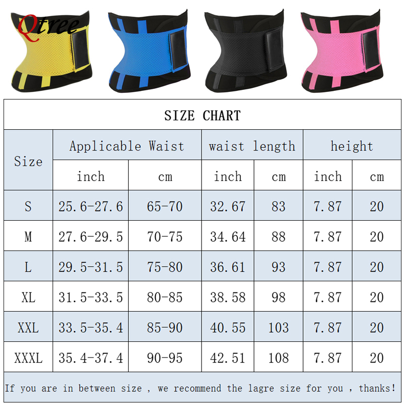 Qtree Горячий неопреновый пояс – обзор и цена Sweat Waist Trainer Belt Neoprene