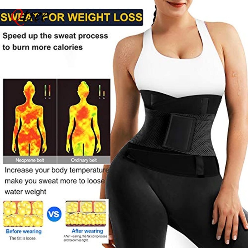 Qtree Горячий неопреновый пояс – обзор и цена Sweat Waist Trainer Belt Neoprene