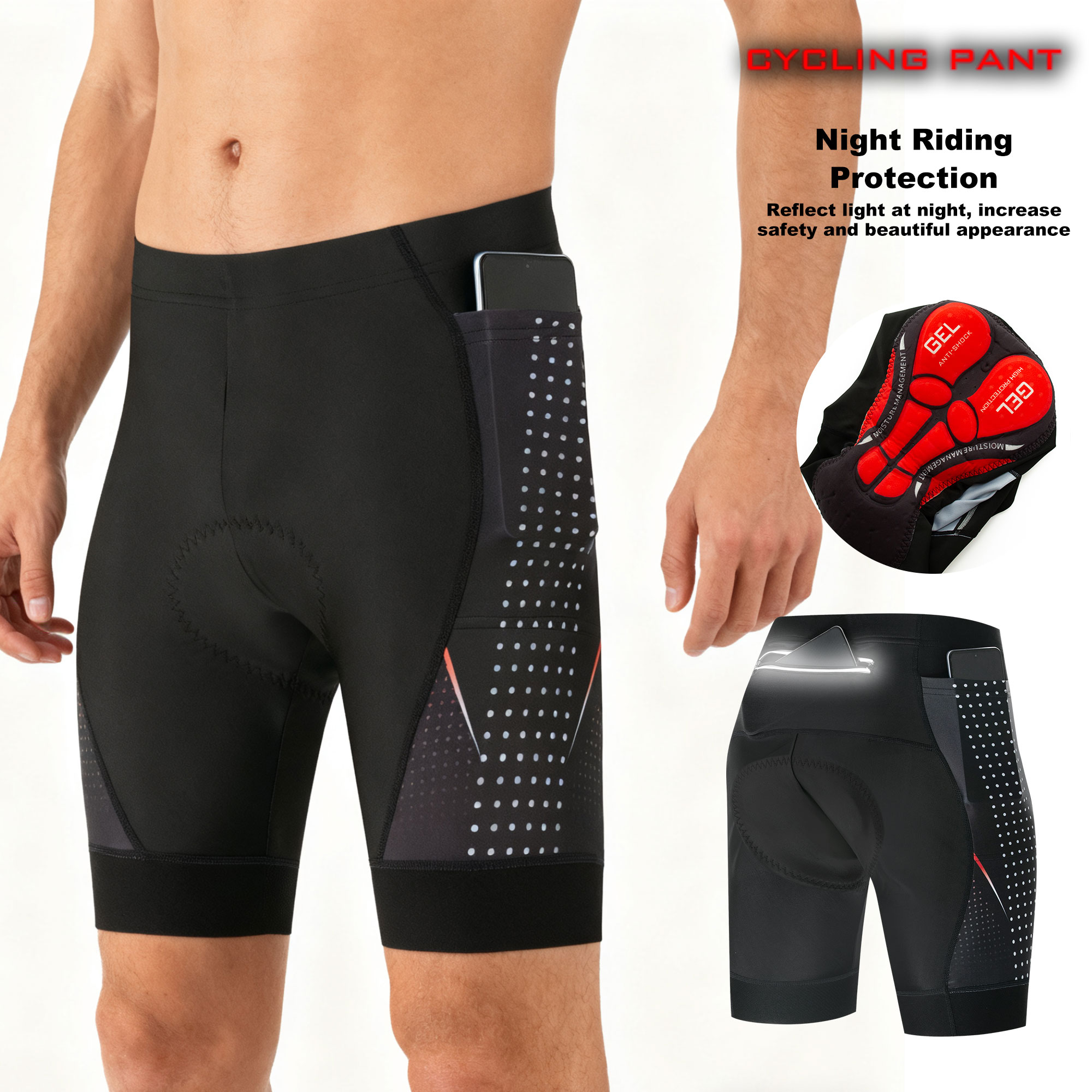 Велосипедные шорты премиум-кла – обзор и цена Padded Cycling Shorts 5D Gel