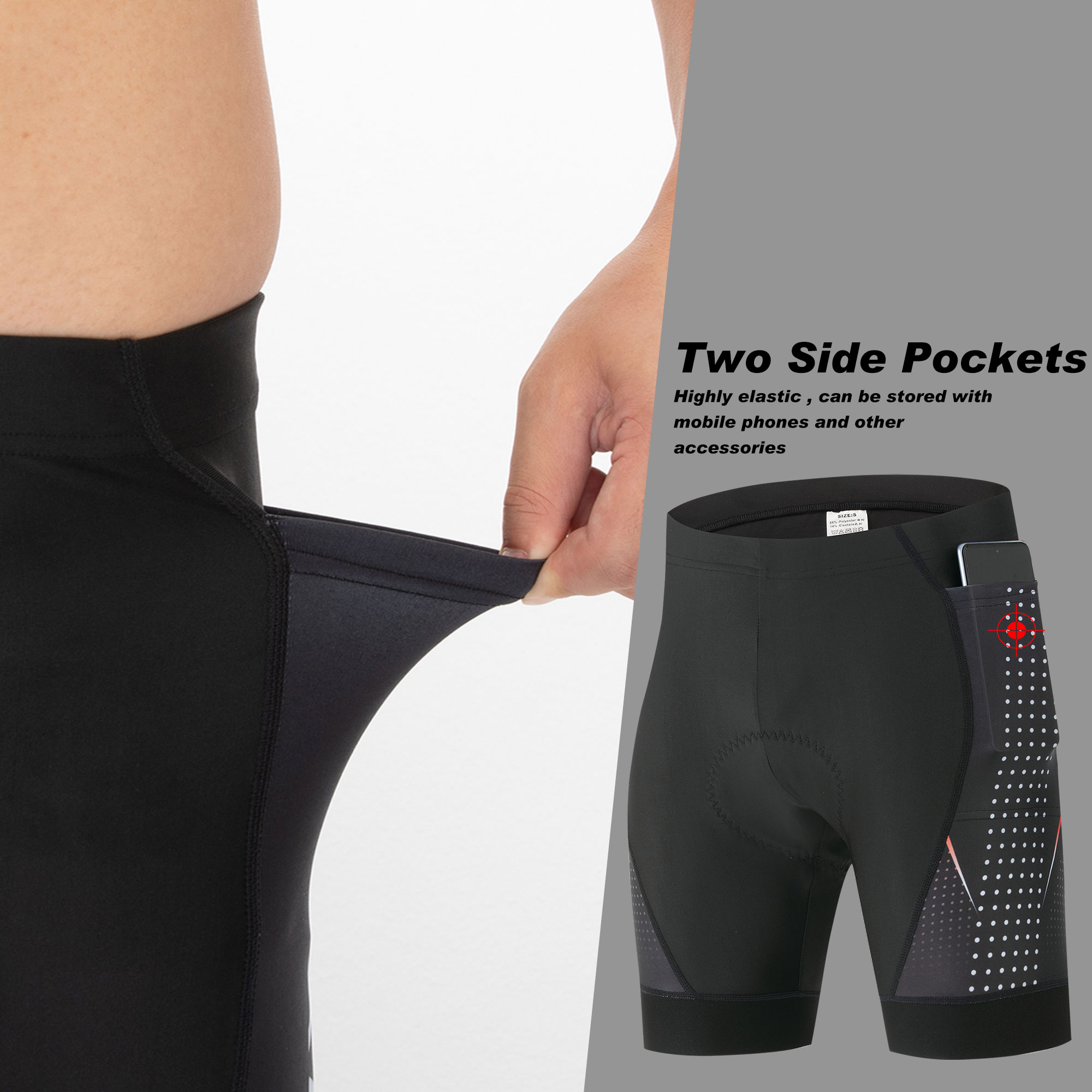 Велосипедные шорты премиум-кла – обзор и цена Padded Cycling Shorts 5D Gel