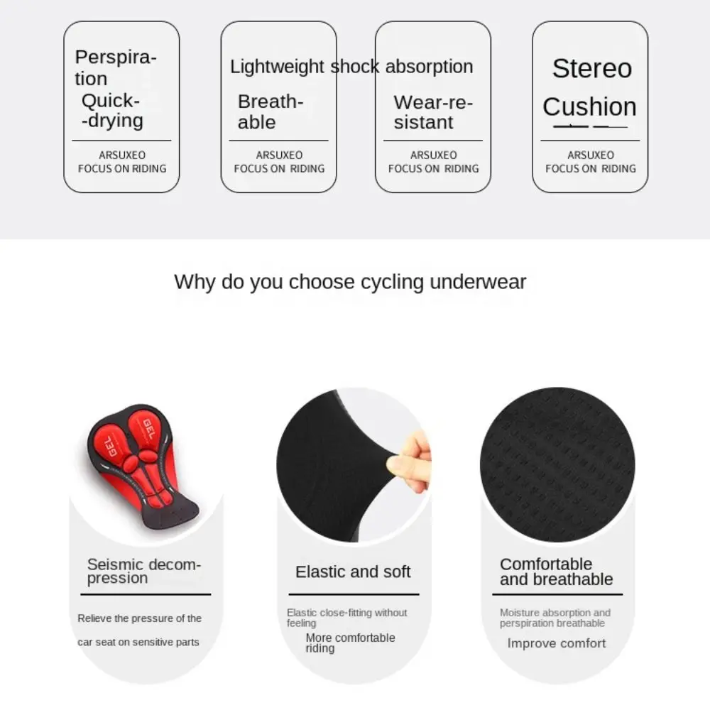 5D гелевые амортизирующие дыша – обзор и цена Padded Cycling Shorts 5D Gel