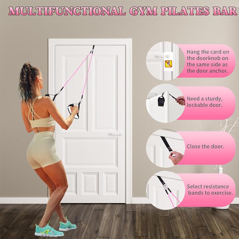 Многофункциональный набор для  – обзор и цена Pilates Bar Kit With Resistance Bands