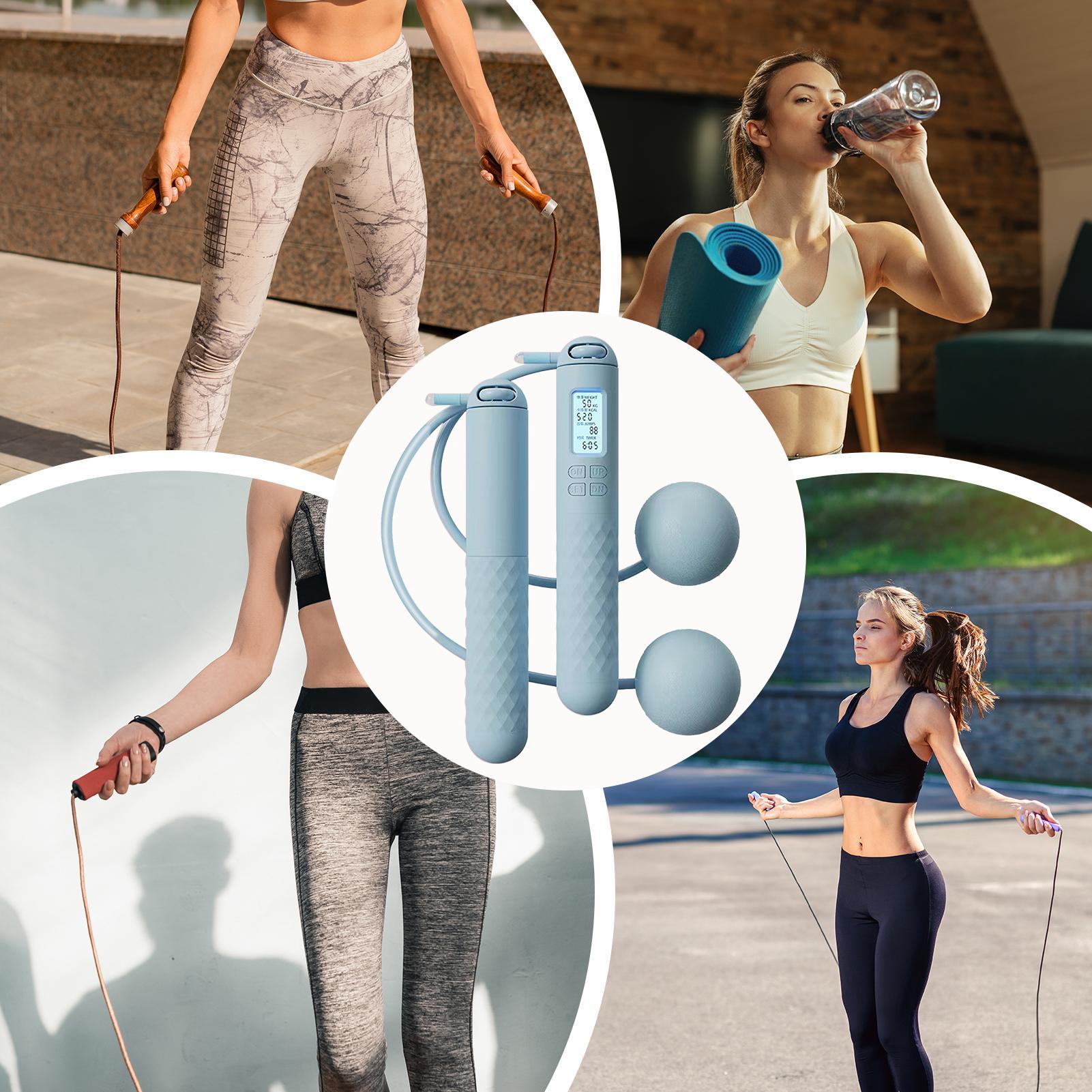 Скакалка без веревки со счетчи – обзор и цена Smart Jump Rope Digital Counter