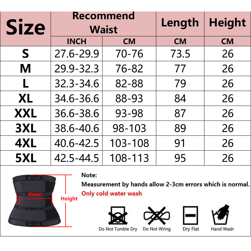 Женская поддержка талии, фитне – обзор и цена Sweat Waist Trainer Belt Neoprene