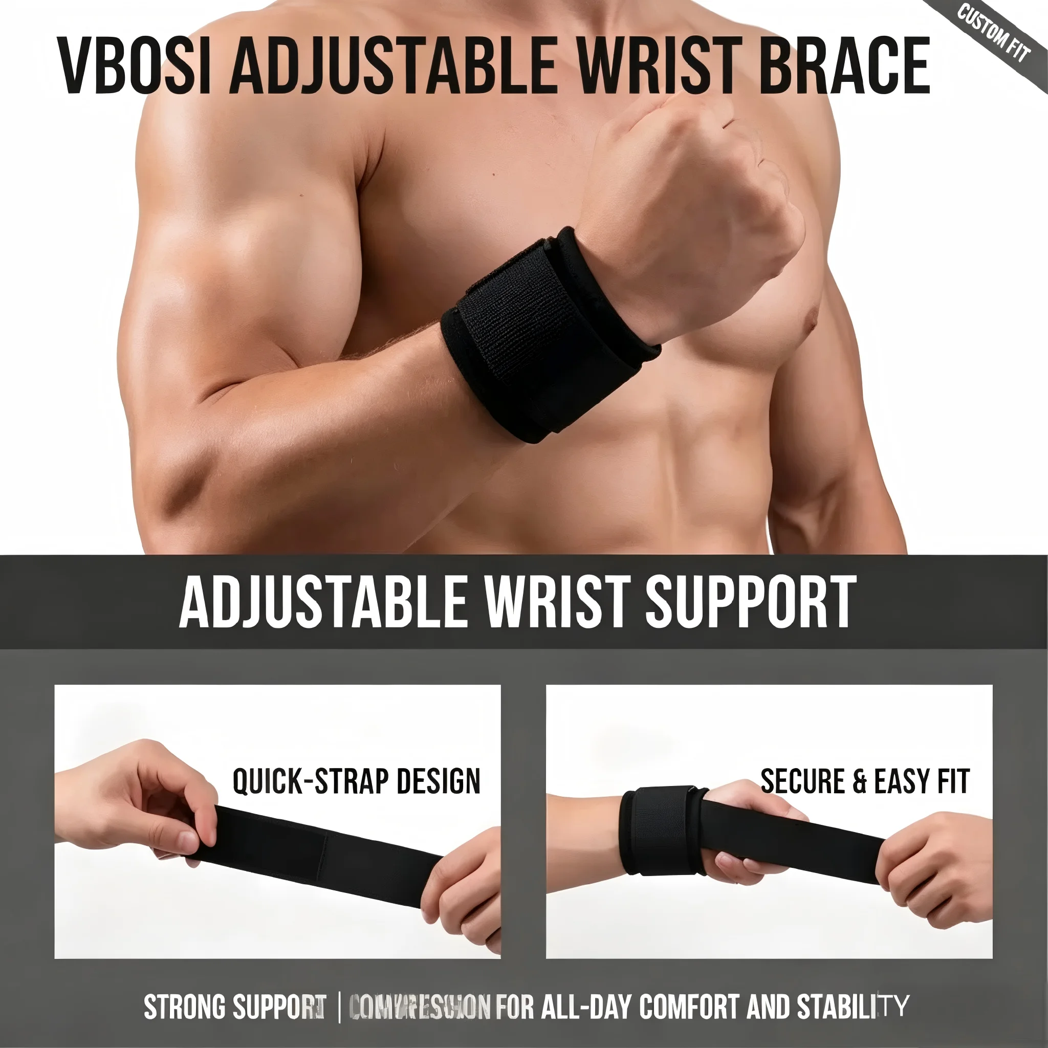 Профессиональные дышащие бинты – обзор и цена Wrist Wraps Weightlifting Support