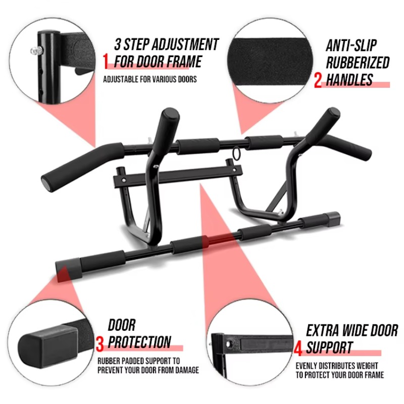 Профессиональные винты и проти – обзор и цена Door Pull Up Bar No Screw