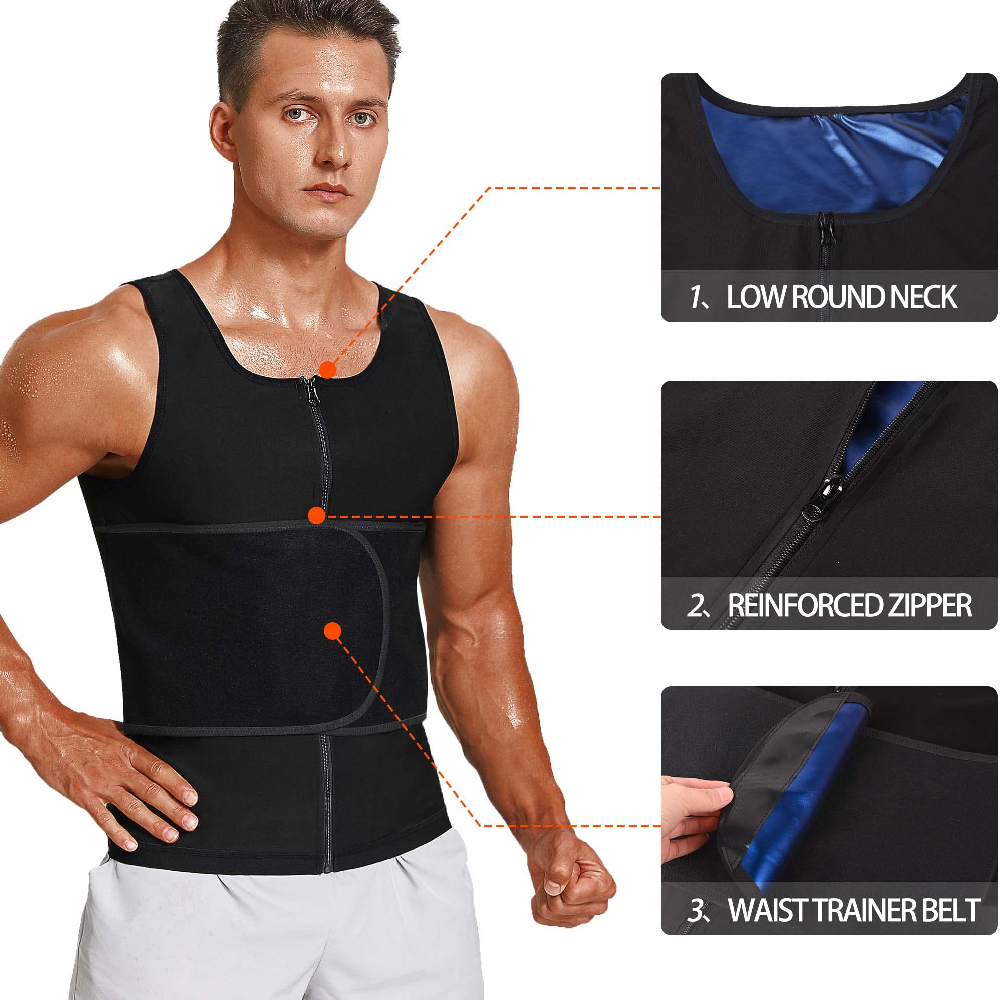 Мужской неопреновый жилет-саун – обзор и цена Sweat Waist Trainer Belt Neoprene