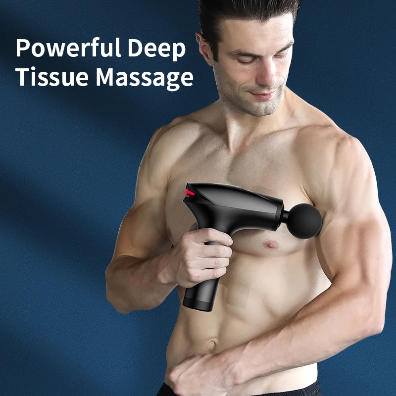 Новый электрический массажный  – обзор и цена Electric Massage Gun Deep Tissue