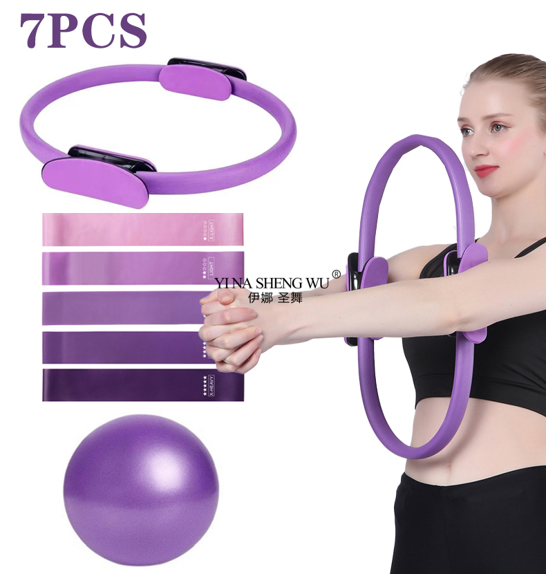 7 шт. оборудование для пилатес – обзор и цена Pilates Bar Kit With Resistance Bands