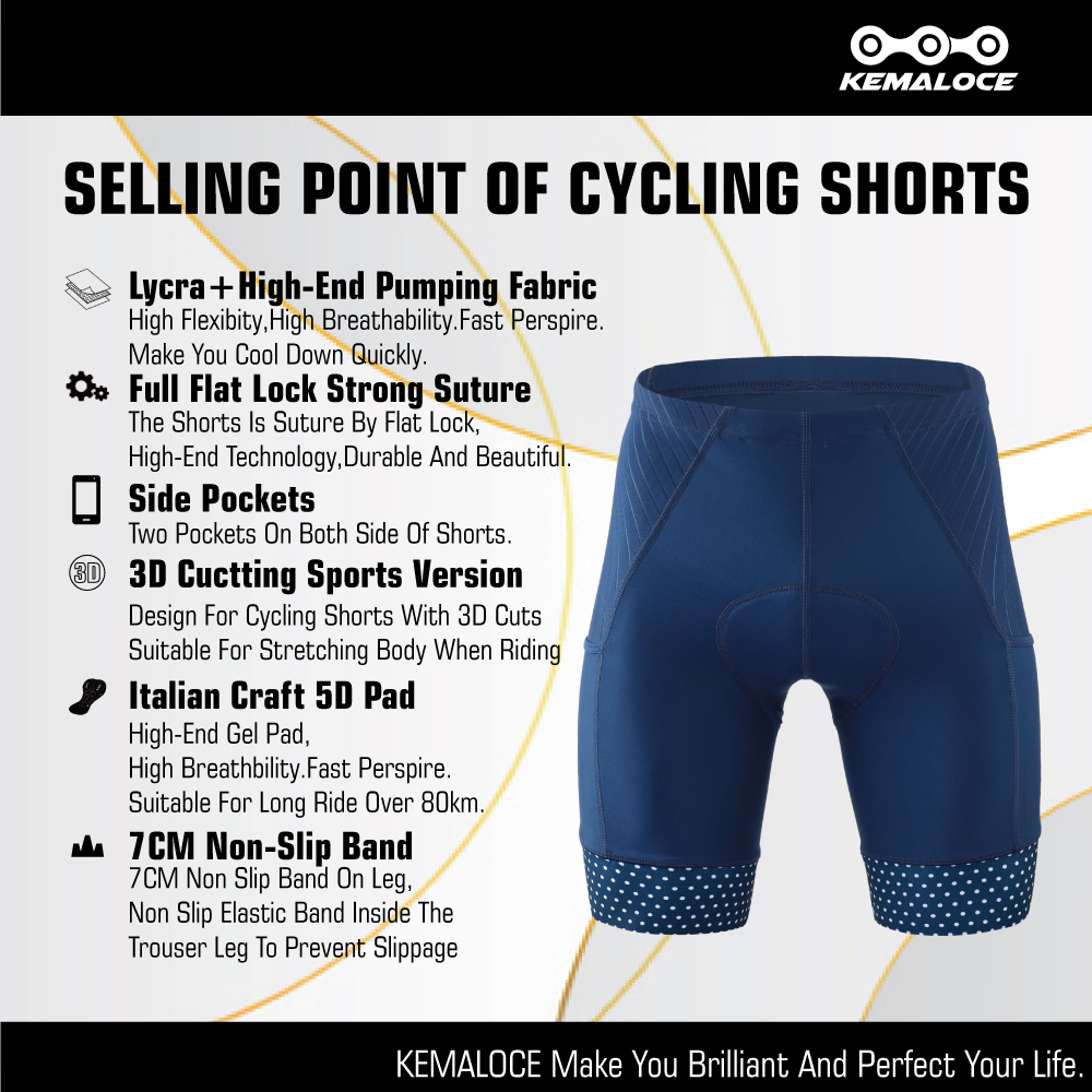 Мужские велосипедные шорты KEM – обзор и цена Padded Cycling Shorts 5D Gel