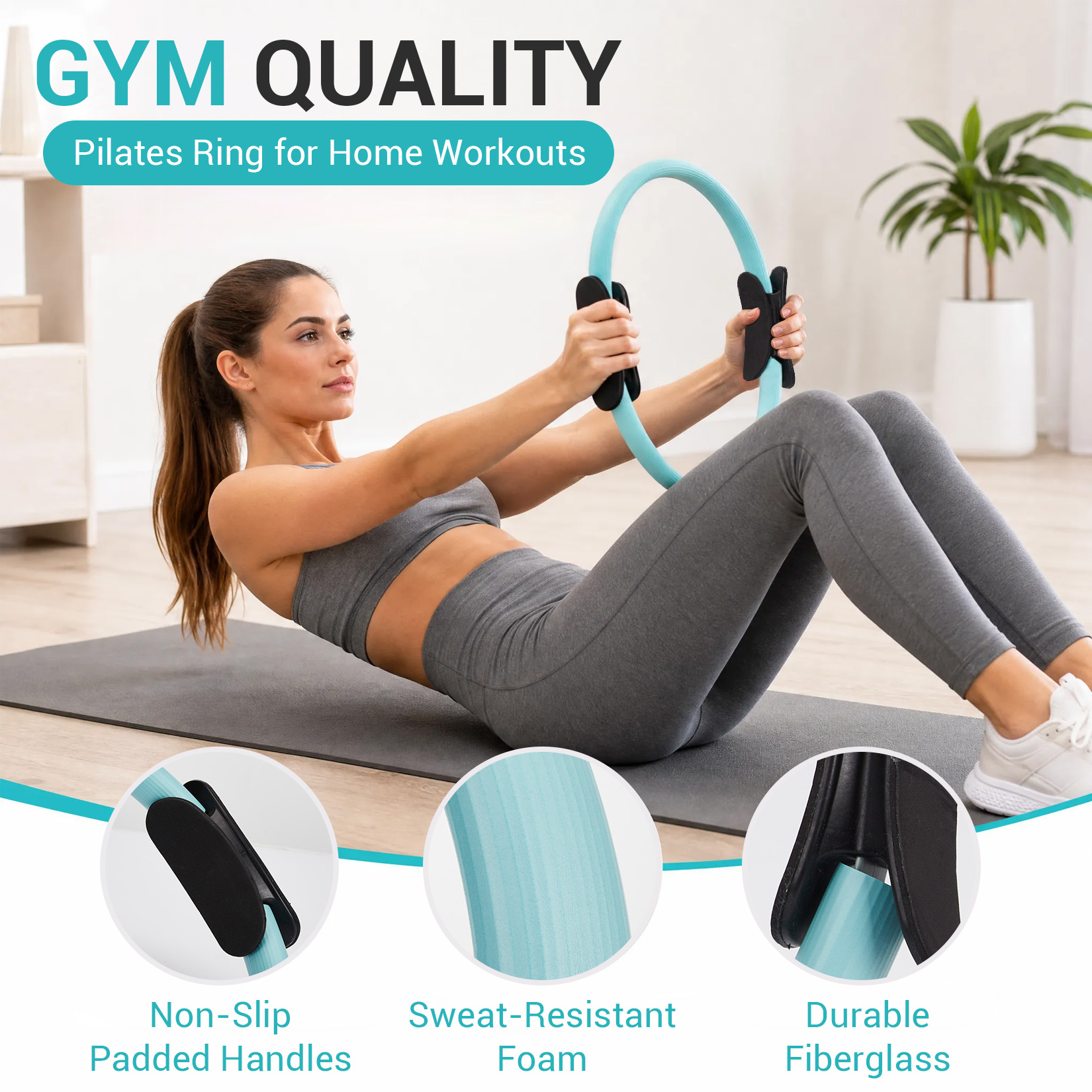 Набор для пилатеса, 6-в-1: кол – обзор и цена Pilates Bar Kit With Resistance Bands