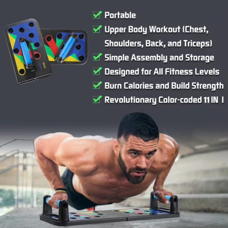 Складная стойка для отжиманий  – обзор и цена Push Up Board Foldable Multi Function