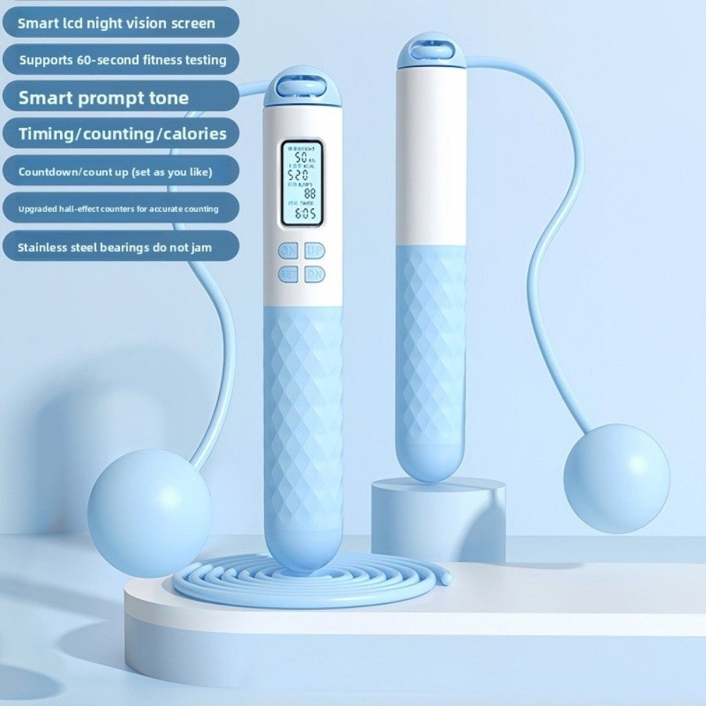 Беспроводная скакалка без шнур – обзор и цена Smart Jump Rope Digital Counter