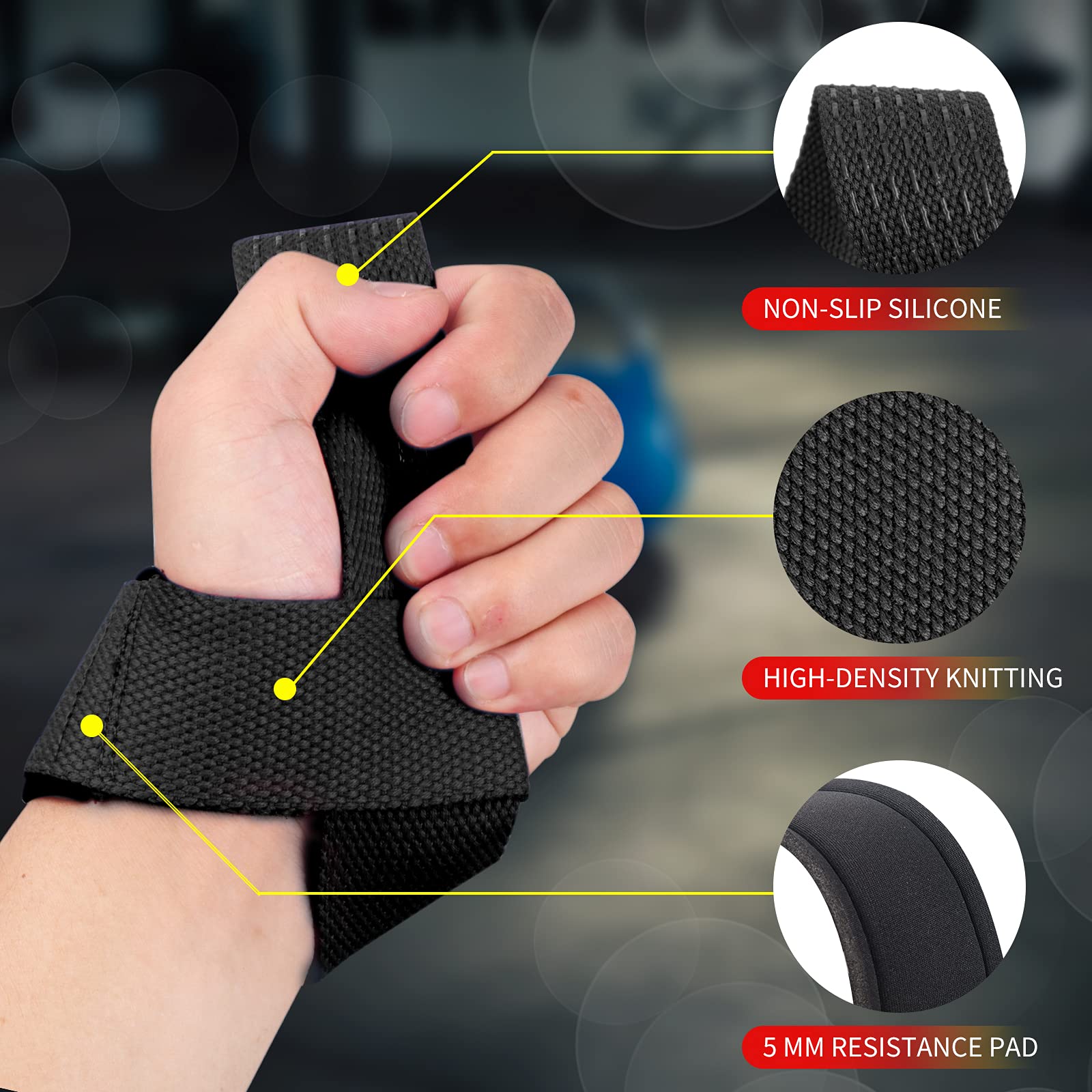 2 шт. ремней для поднятия тяже – обзор и цена Wrist Wraps Weightlifting Support